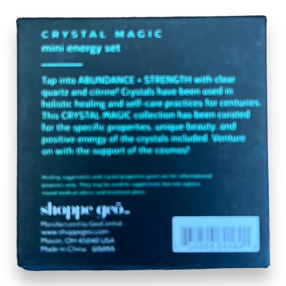 Shoppe Geo Crystal Magic Mini Energy Set Quartz Citrine Goddess Provisions Pouch - Picture 7 of 14